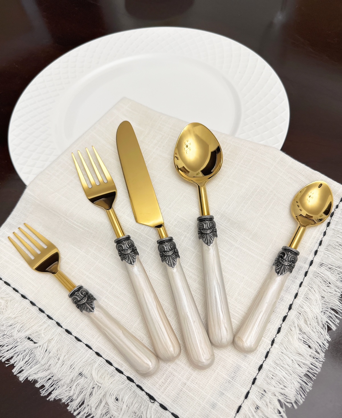 VIBHSA VICTORIAN 20-PC. FLATWARE SET, SERVING FOR 4 