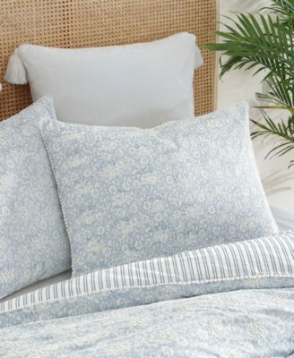 Ikat Eyelet 3-Pc. Duvet Cover Set, King