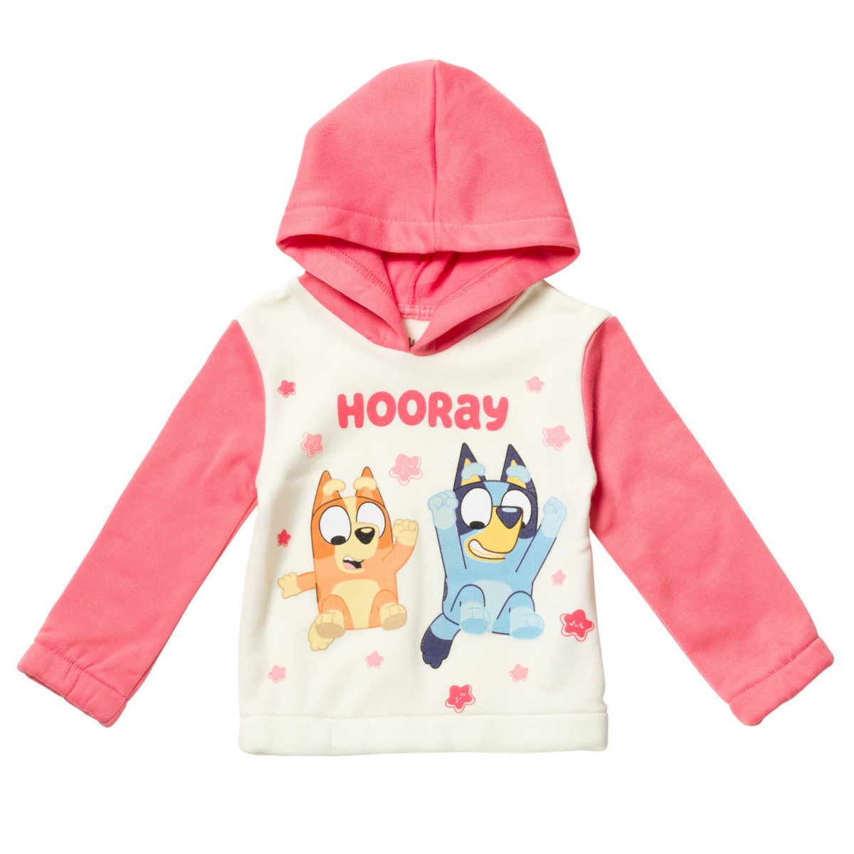 Bluey Toddler Girls Pullover Hoodie and Fleece Pants Outfit Set