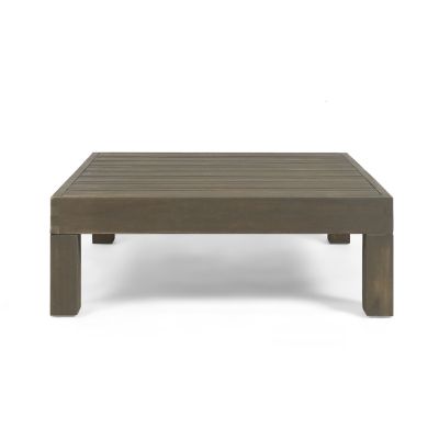 Streamdale Oana Right Corner Bench And Coffee Table, Dark Grey