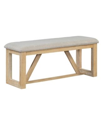 6-Piece Retro Dining Set (Table, 4 Chairs, Bench)