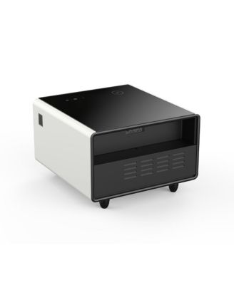 + 1 Pc. + Wood/Metal (if applicable) + Built-In Fridge, Charger & Temp Control + Smart Side Table