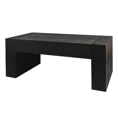 Black Modern Wood Coffee Table