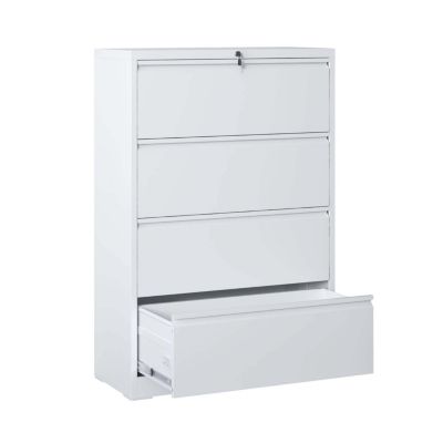 4-Drawer Lateral File Cabinet with Lock