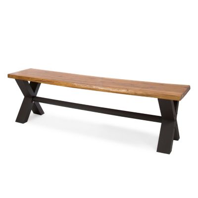 Streamdale Acacia Wood X-Cross Picnic Bench