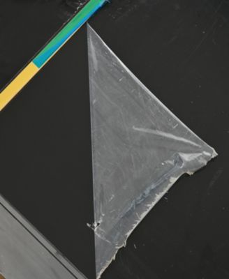 47" Glossy Coffee Table with Drawers, Golden Legs, Black