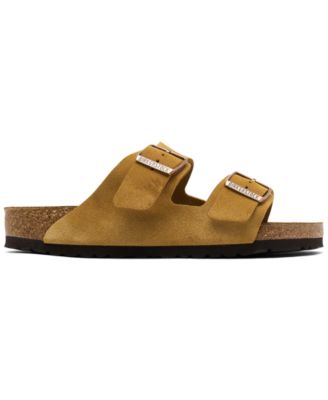 Men's Arizona Suede Leather Soft Footbed Casual Sandals from Finish Line