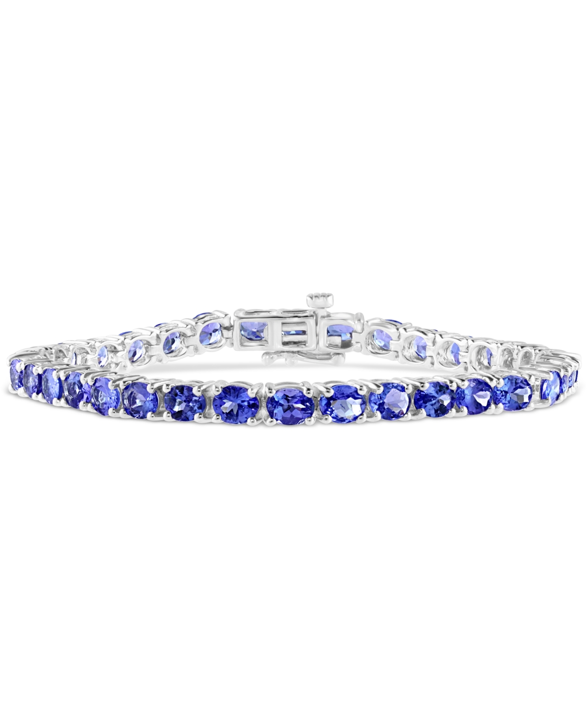 Effy Tanzanite Tennis Bracelet (9-5/8 ct. t.w.) in Sterling Silver - Tanzanite