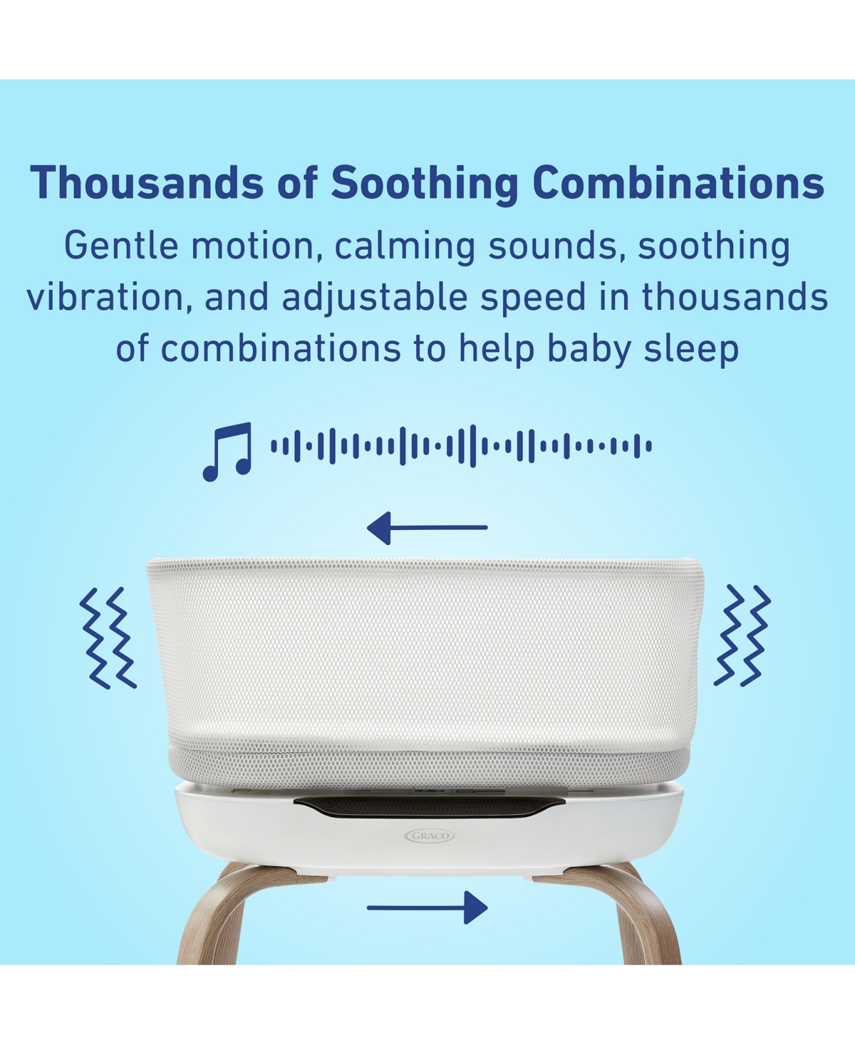 Graco Baby SmartSense Soothing Bassinet