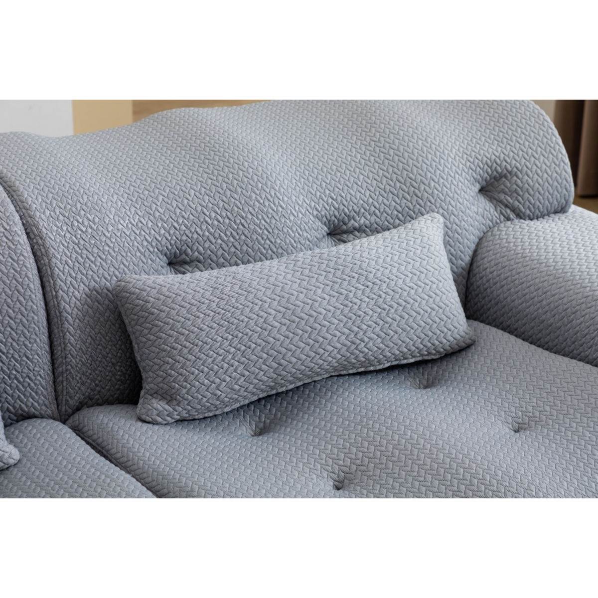 Streamdale Furniture Large Size 2 Seater Sofa, Pure Foam Comfy Sofa Couch, Modern Lounge Sofa for Living Room, Apartment