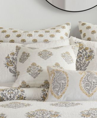 Kamira Print Quilted Decorative Pillow, 18" x 18"
