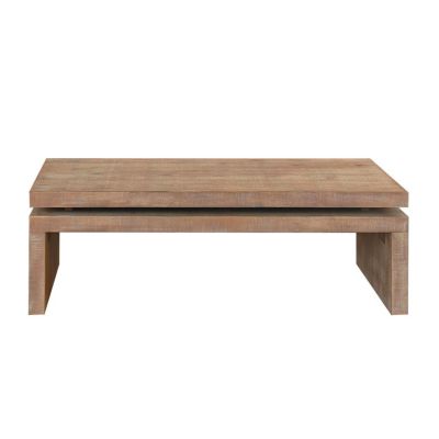 Streamdale Versatile 2-Tier Wood Coffee Table (48"x24"x16")