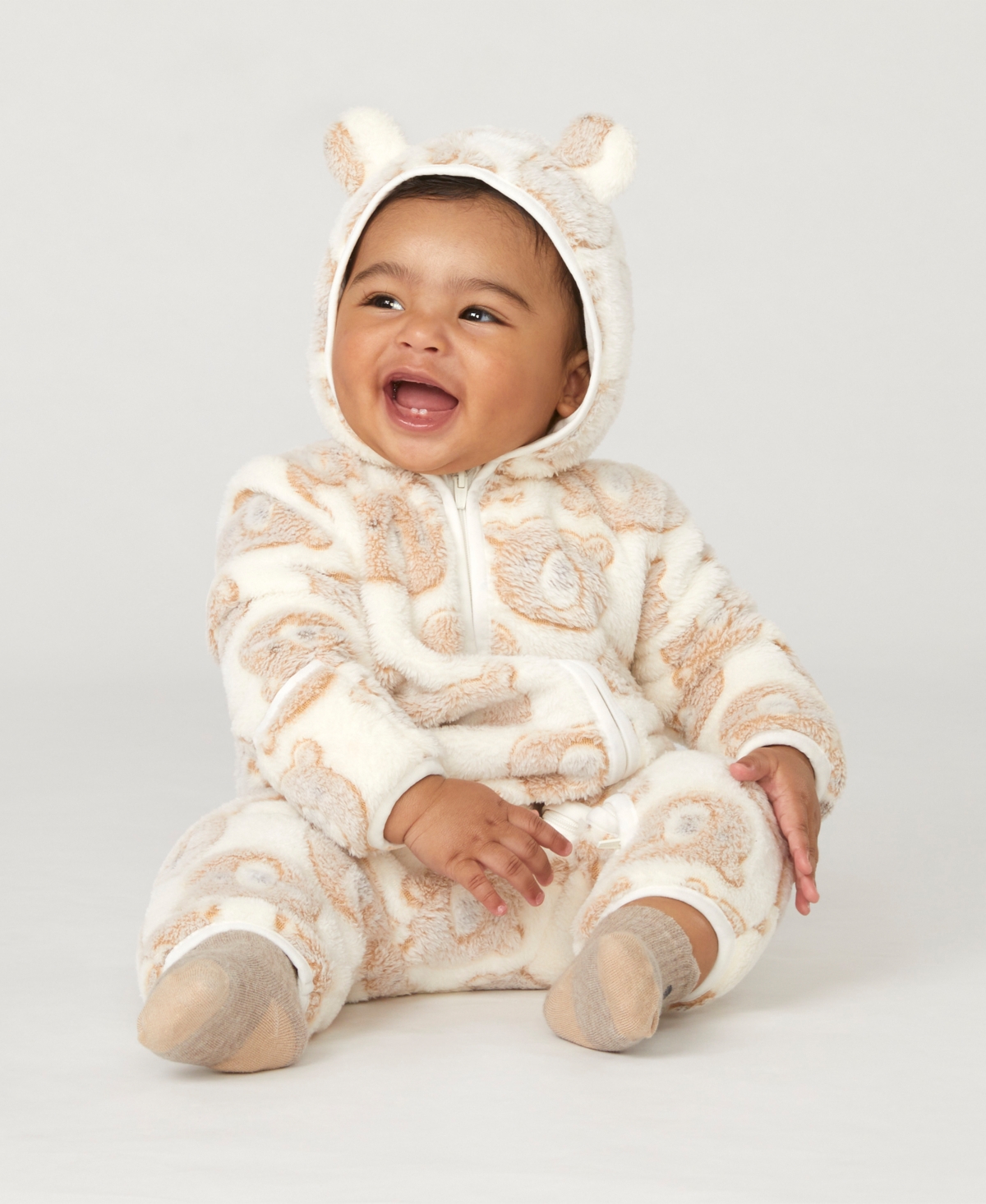 Huggies Baby Jacquard Pram Coverall In Multi