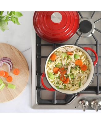 Addlestone 2.65 Qt Enamel Cast Iron Dutch Oven with Lid