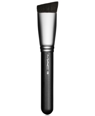 slanted makeup brush