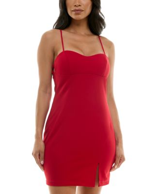 pear culture - Juniors' Side-Cutout Bodycon Dress