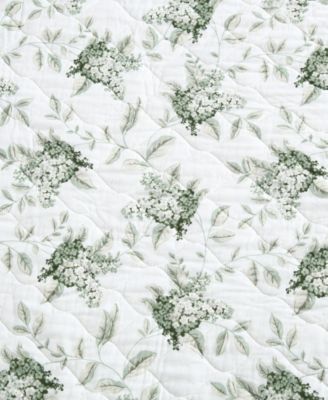 Laura Ashley CLOSEOUT! Portland Floral Reversible 2-Pc. Quilt Set, Twin