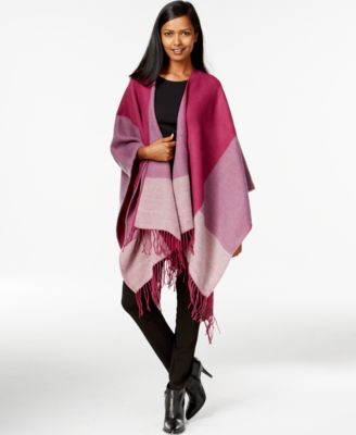 Echo - Colorblock Reversible Poncho
