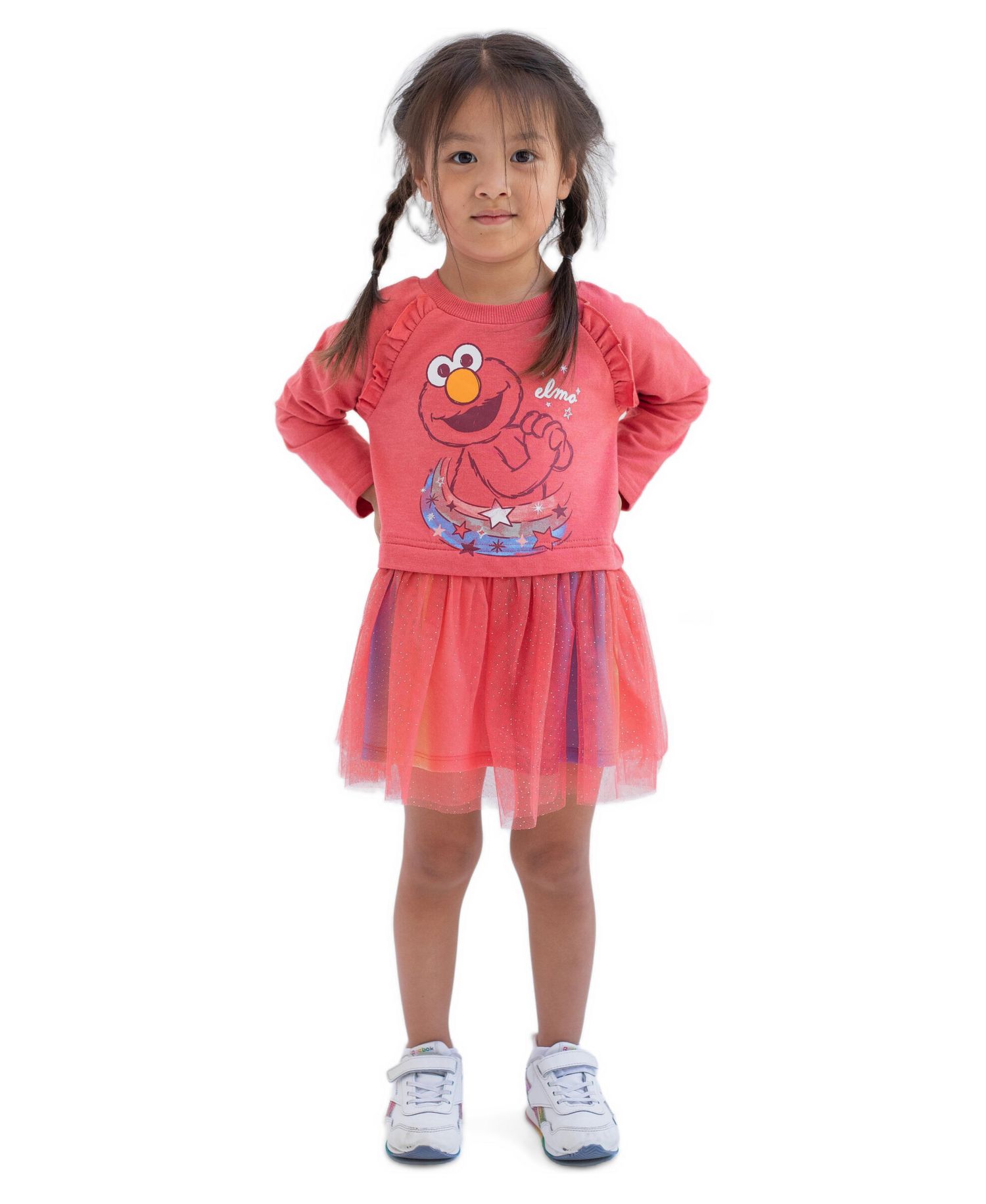 Toddler Girls 2T-5T Elmo French Terry Dress