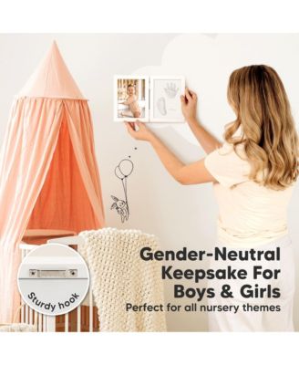 Rune Baby Hand and Footprint Kit Frame, Baby Shower Gifts for Girls, Boys, Newborn Baby Footprint Kit Makers