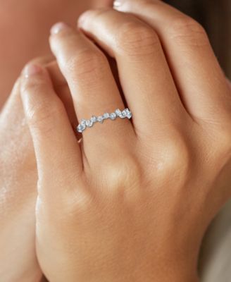 Lab-Grown Diamond Scatter Ring (1/4 ct. t.w.) in 10k White Gold