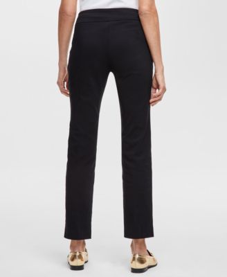 Women's Studded-Rivet Pull-On Pants