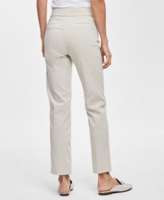 Women's Tummy Control Pull-On Slim-Leg Pants, Exclusively at Macy's