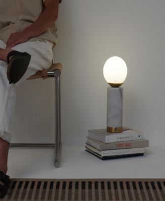 Marble LED Bedside Table Lamp Bundle (14.5")