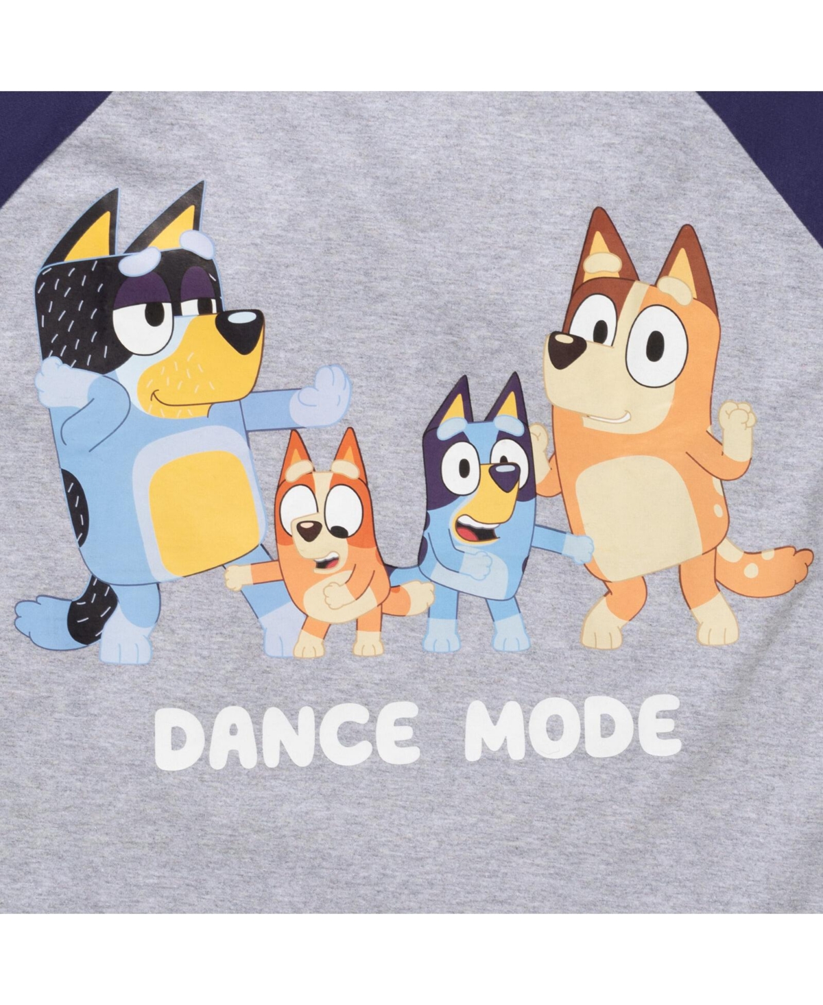 Bluey Toddler Boys Matching Family Long Sleeve T-Shirt -/ gray
