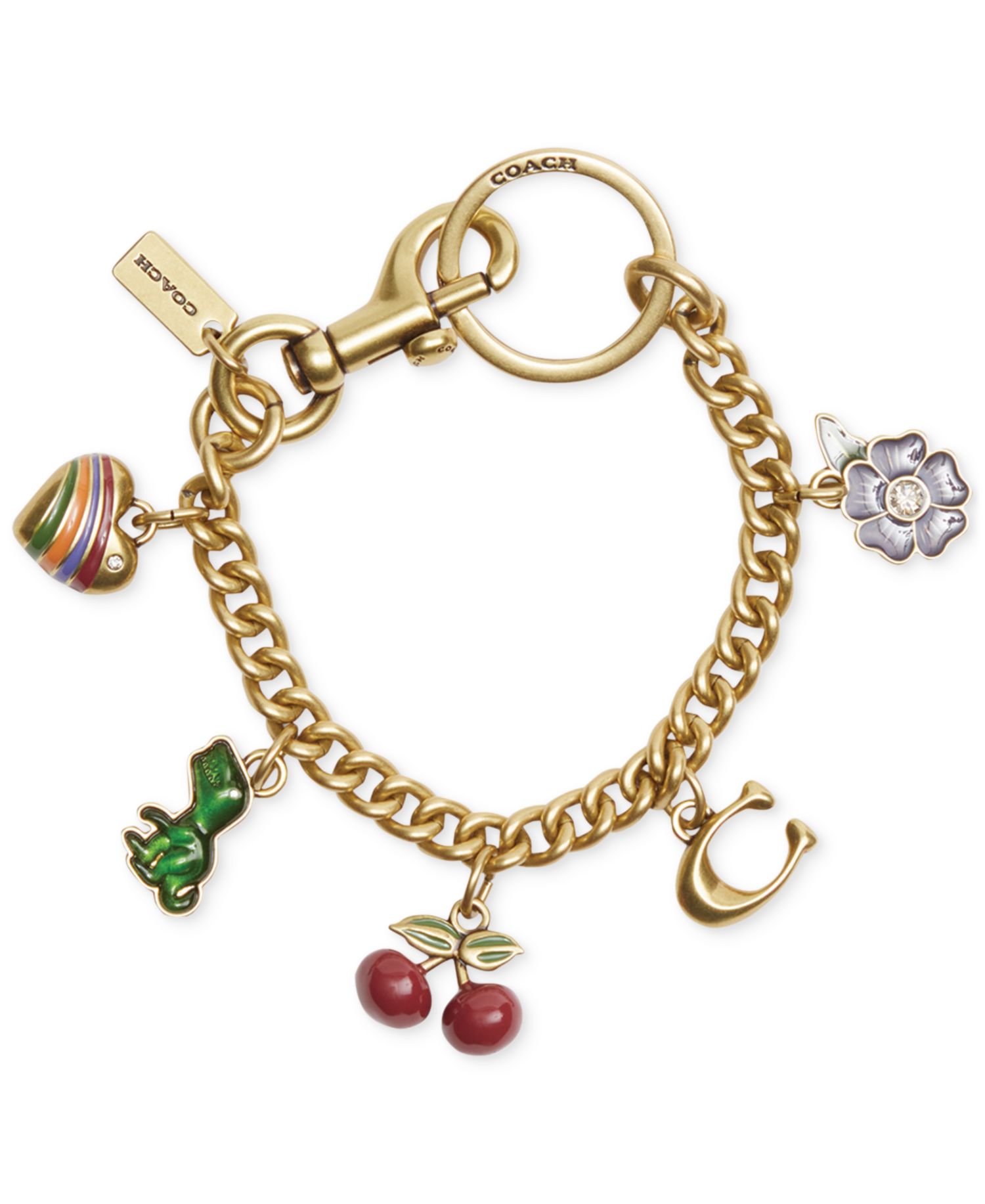 Motif Chain Bag Charm