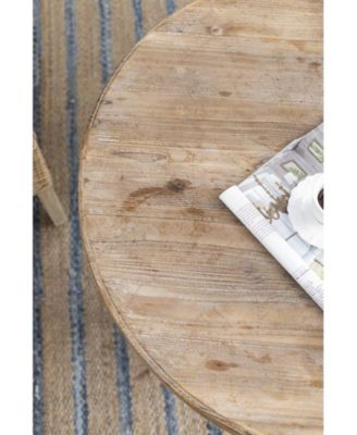 Streamdale 30x31" Antique Round Wood Table