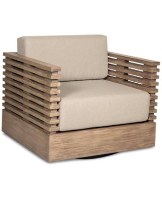 Vivid Outdoor Swivel Club Chair