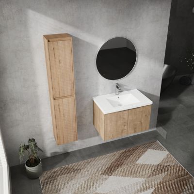 Streamdale Wall-Mounted Bathroom Vanity with Sink and Storage
