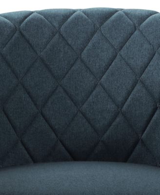 27.75" Polyester Roosevelt Accent Chair with Ottoman