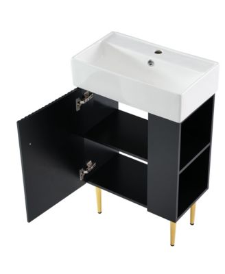  Bathroom Vanity with Sink & Storage, 21.6