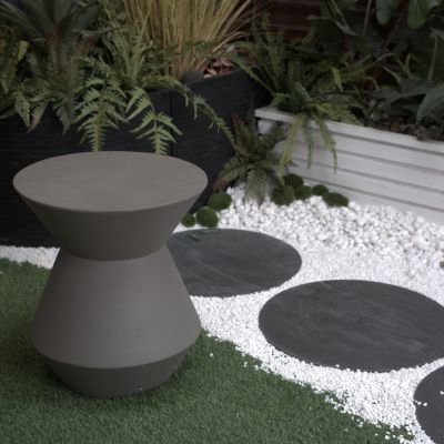  Faux Terrazzo Accent Table   Indoor & Outdoor Patio Use  Stylish & Durable