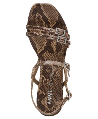 Women's Mackenzie Strappy Buckle Block Heel Dress Sandals