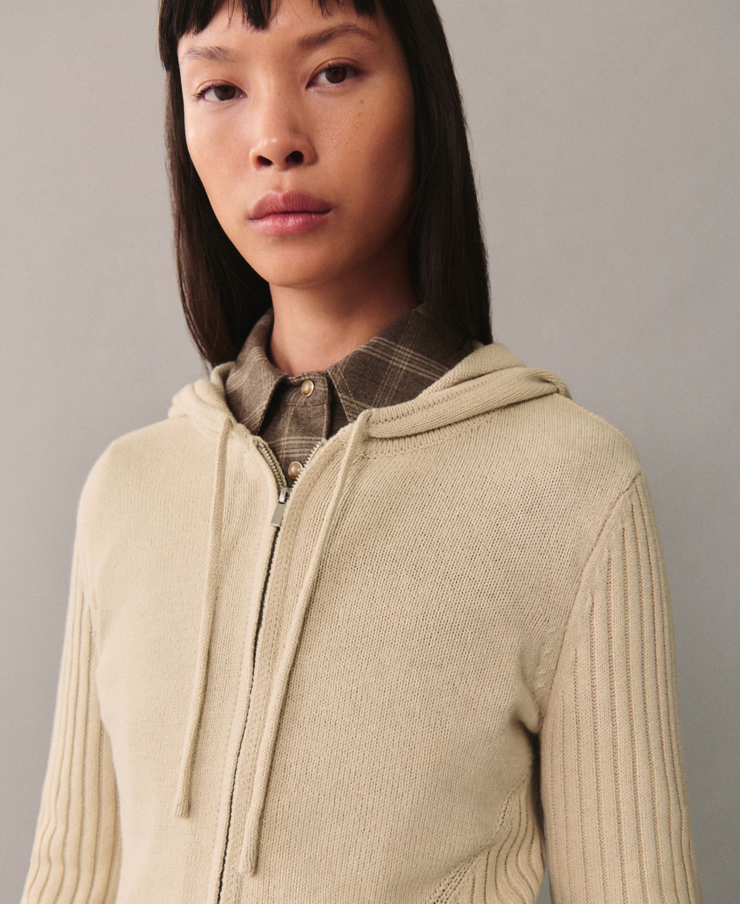 Women's Zip Hooded Cardigan