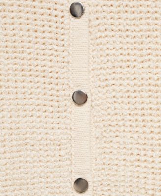 MANGO Women's Short Sleeve Knitted Cardigan - Macy's