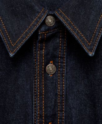 Women's Seams Detail Denim Shirt