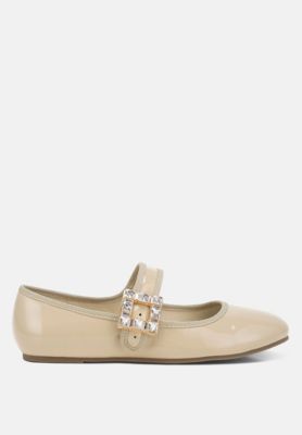 Upstage Brooch Mary Jane Sandals