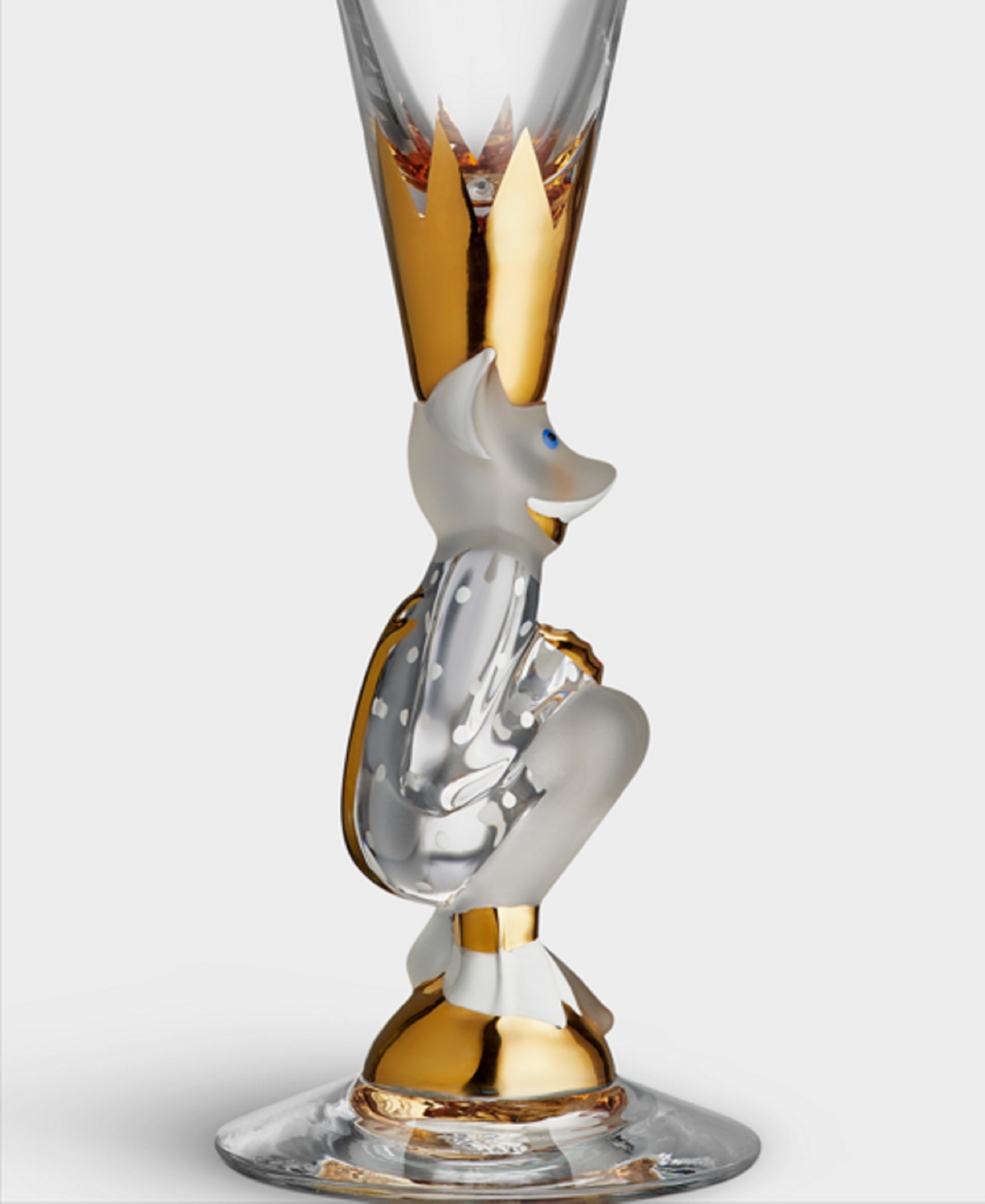 Orrefors Sparkling Devil Champagne Flute In Clear
