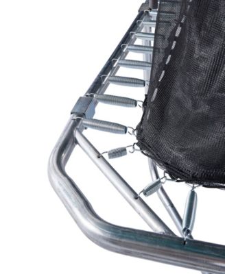 10' x 15' Rectangle Trampoline includes 2 Basketball Hoops with Breakaway Rim and Ladder