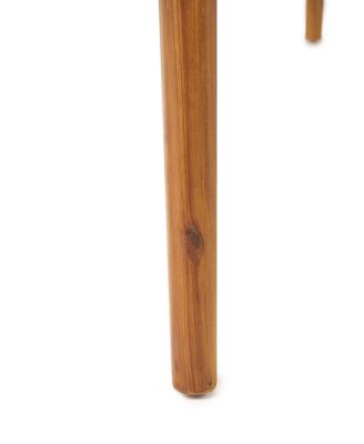 Outdoor Dining Set, Dining Chair Set of 6(Gray)+Acacia Wood Expandable Dining Table