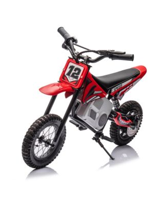 36V Electric mini dirt motorcycle for kids,350w xxxl motorcycle, Stepless variable speed drive, Disc brake, No chain, Steady acceleration, horn, power display, rate display,176 pounds for 50m or more,
