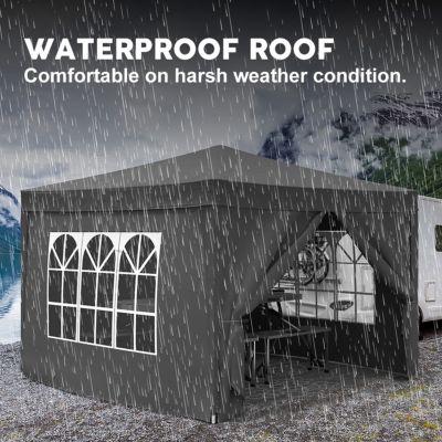 Streamdale 10'x10' Canopy Tent with Removable Sidewalls