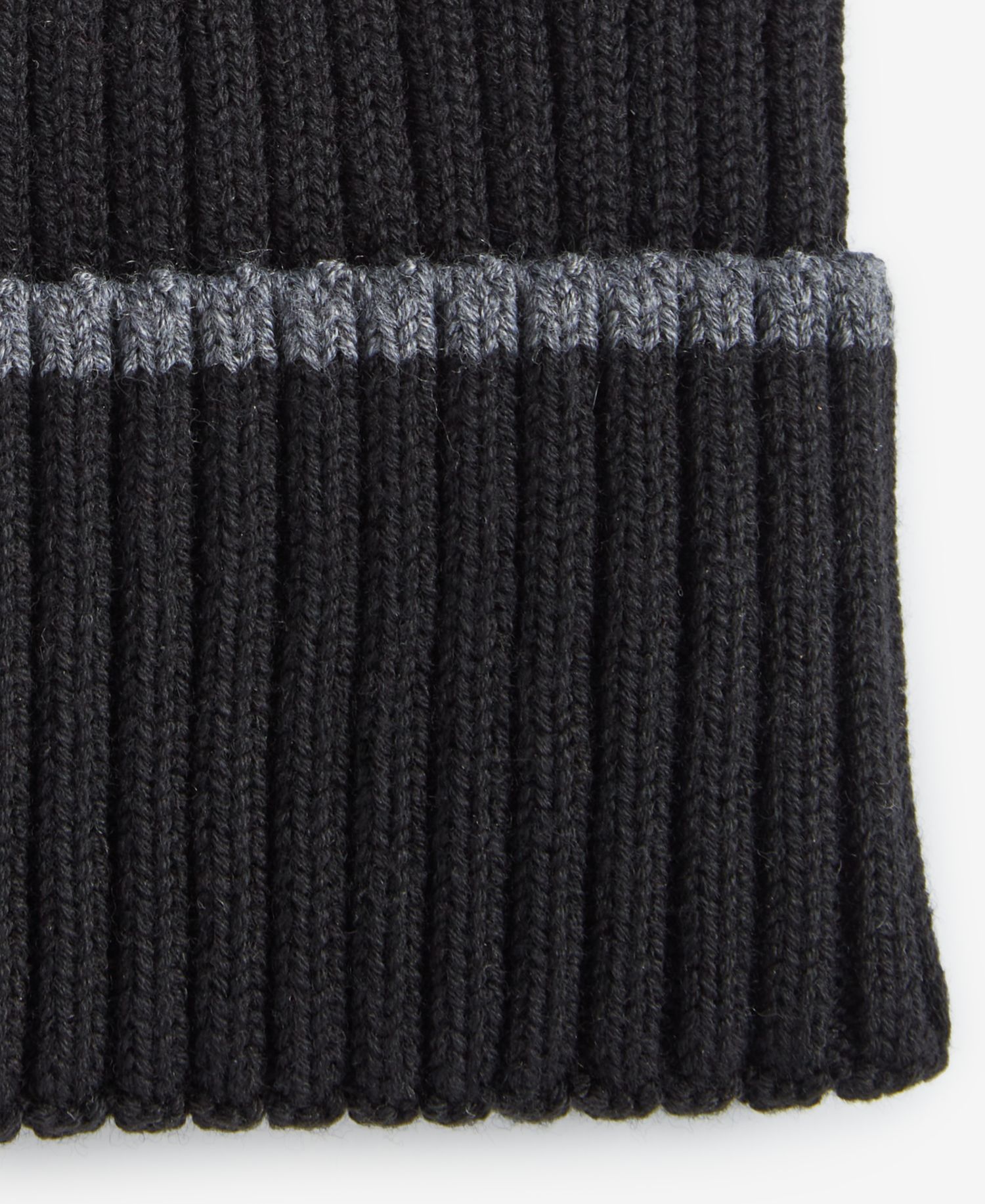 Men's Heritage Ribbed-knit Tipped Cuffed Beanie
