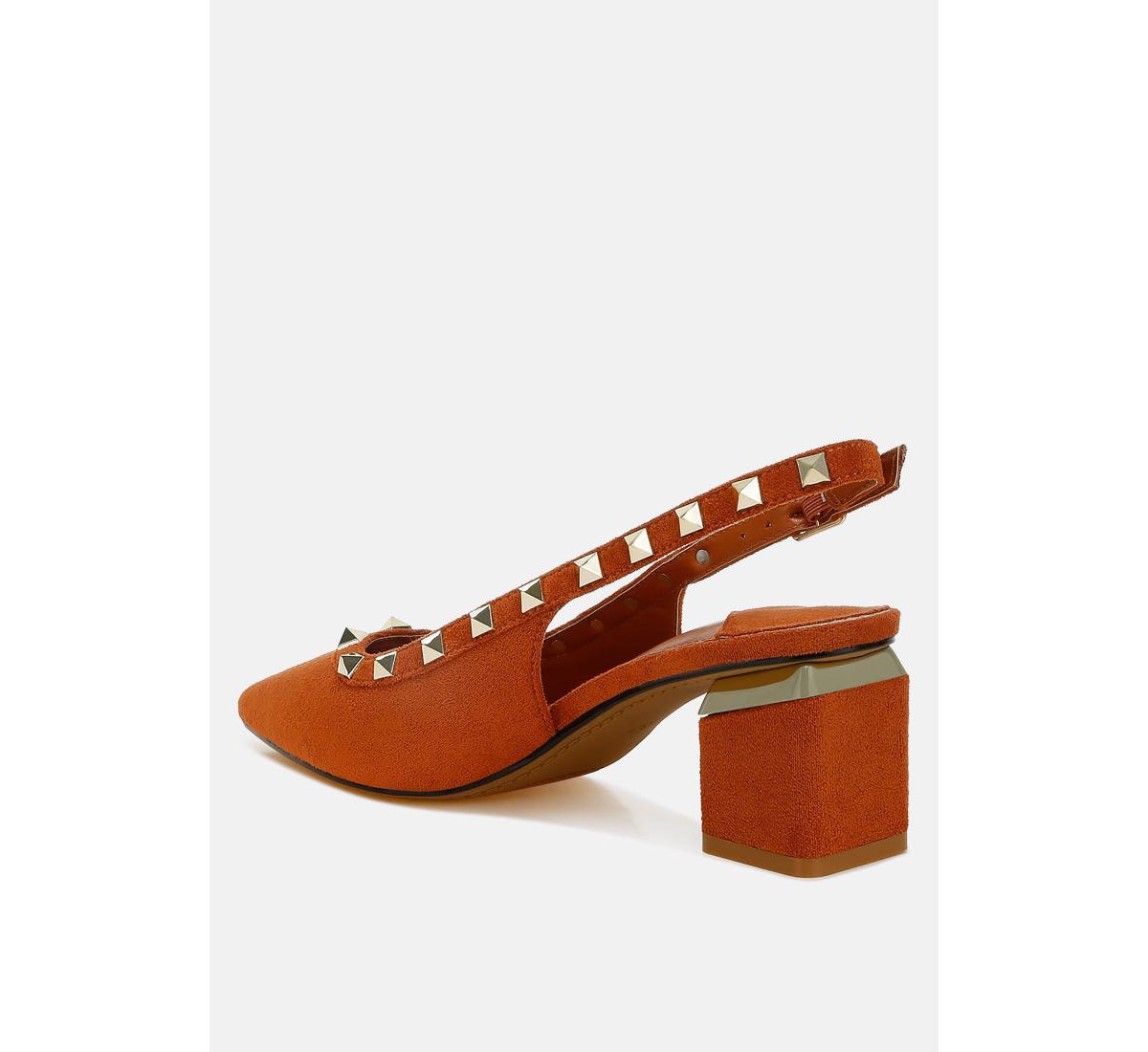 London Rag Ameya Stud Emebllished Microfiber Sandals