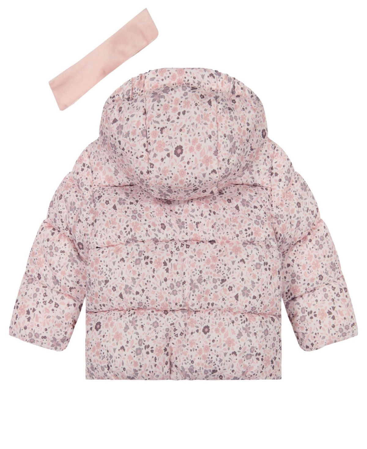 S Rothschild & Co Baby Girls Mini Floral Snowsuit -Blush