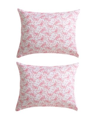 Ballet Bows Reversible 3-Pc. Duvet Cover Set, King